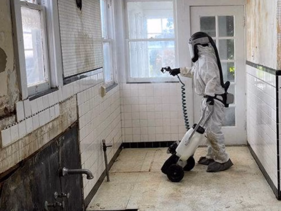 Hazmat Cleaning Services being done in a home in Lemon Hill, CA
